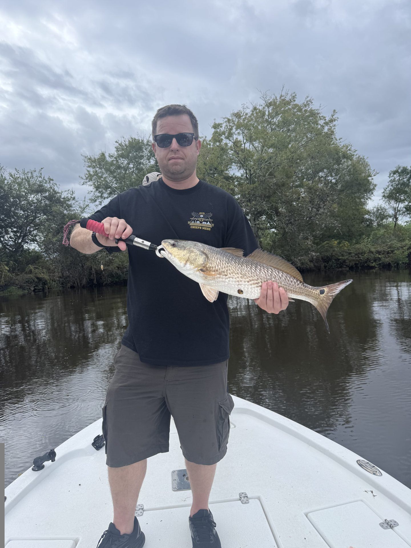 Fishing outing with participants on the Gulf Coast